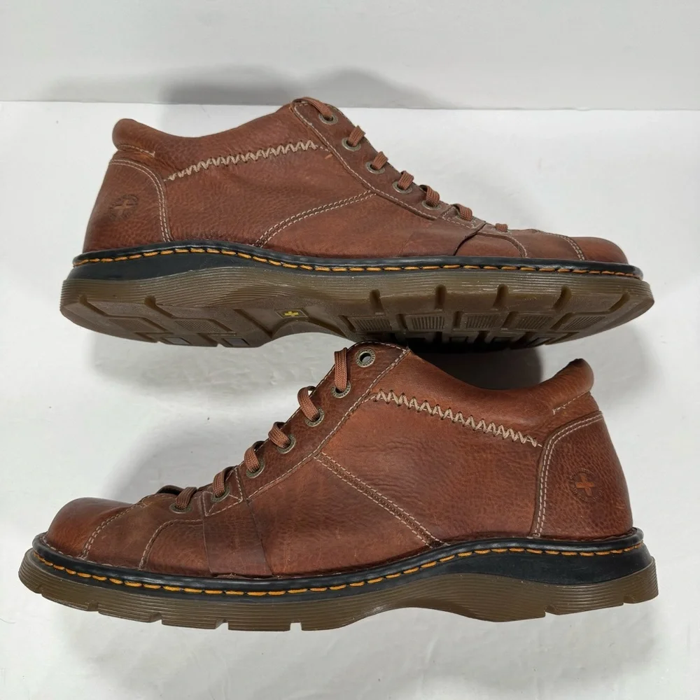 Dr. Martens 12083 Brown Pebbled Leather Chukka Lace Up Boots Men Size 14